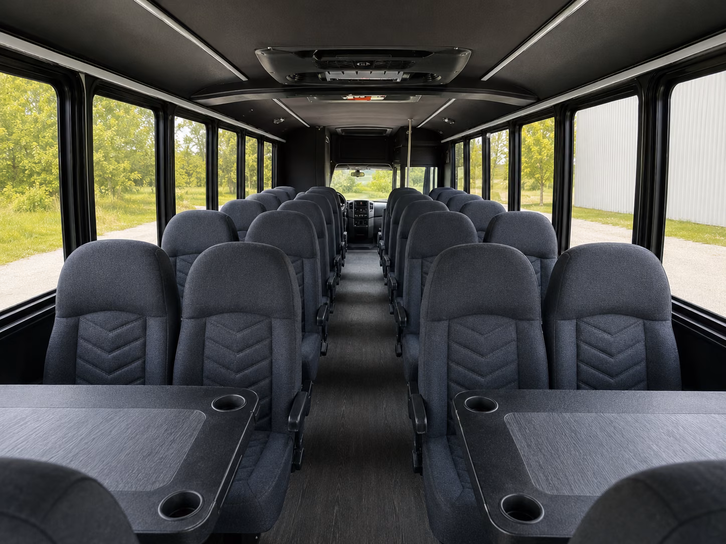 san angelo 20 passenger minibus inside