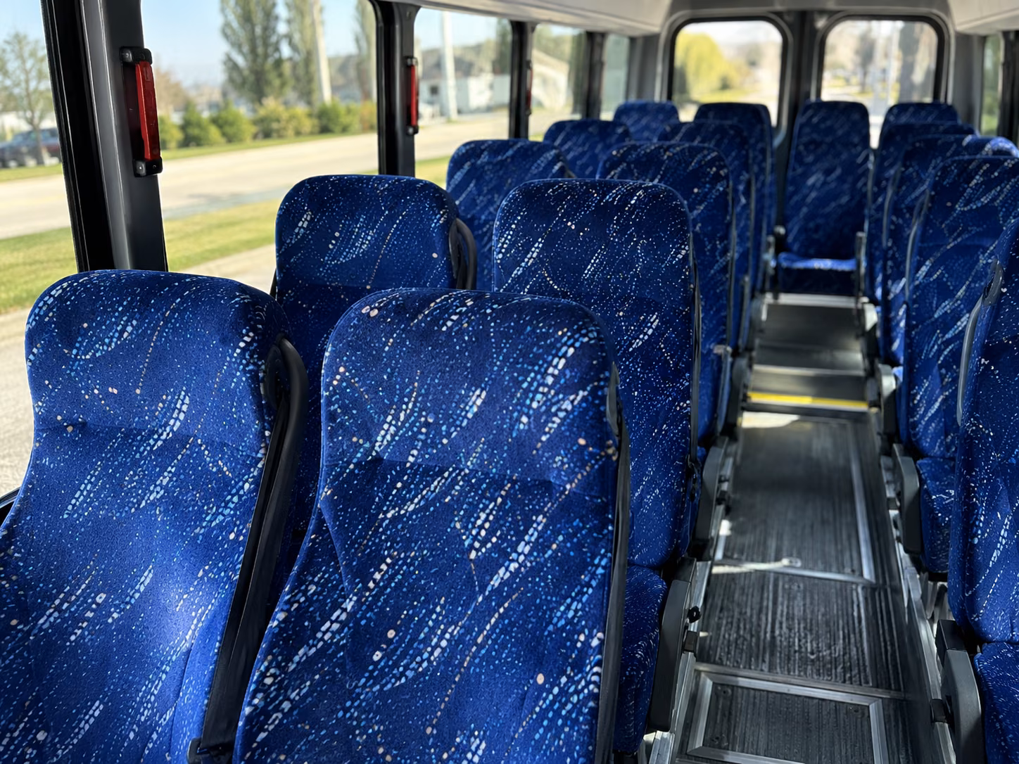 san angelo 20 passenger minibus interior