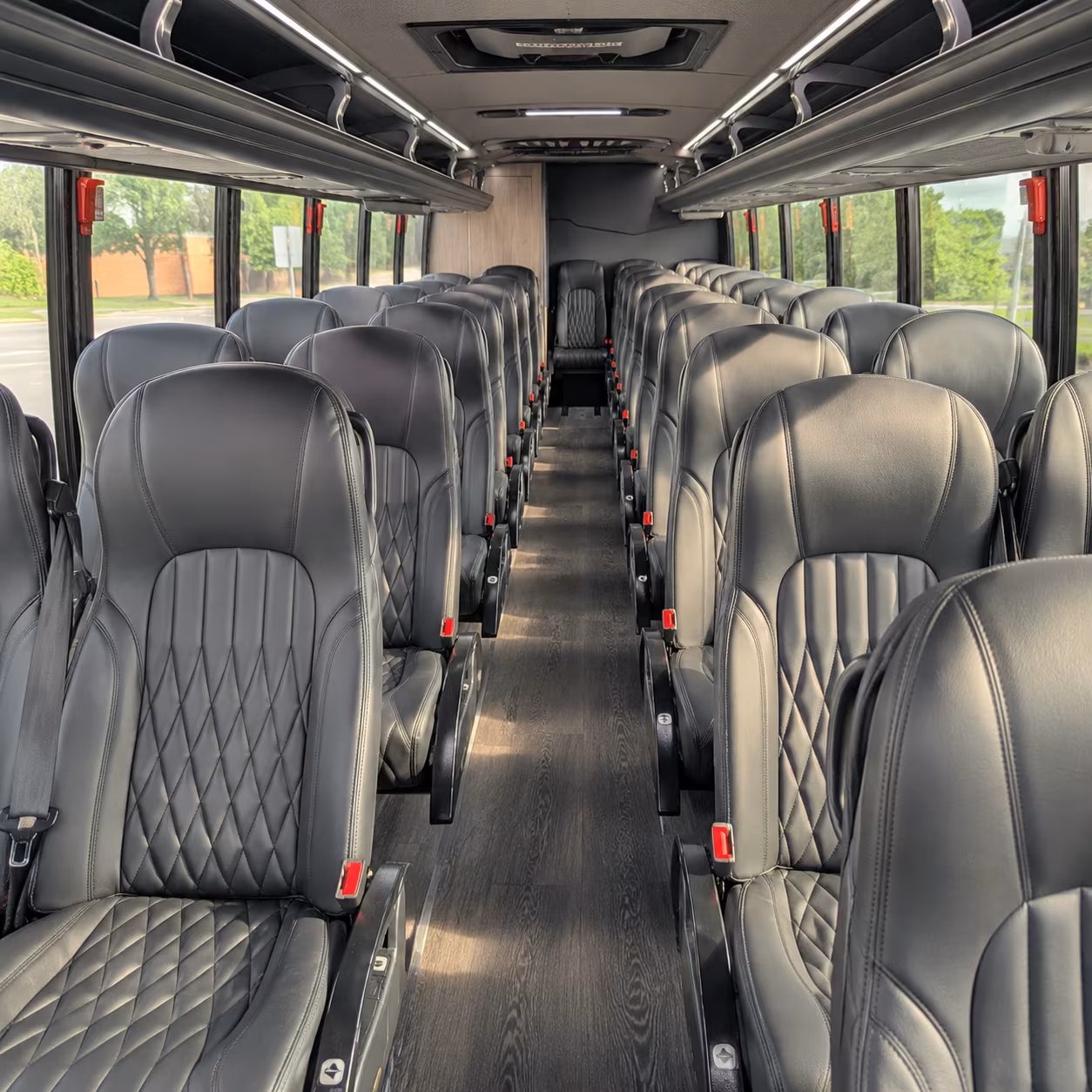 san angelo 35 passenger minibus inside