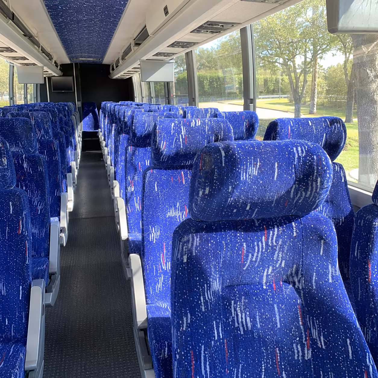 san angelo charter bus inside